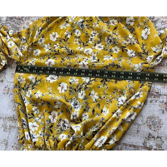 Show Me Your Mumu Channing Flirtin Floral Mini Dress Size XS Yellow - Picture 6 of 9